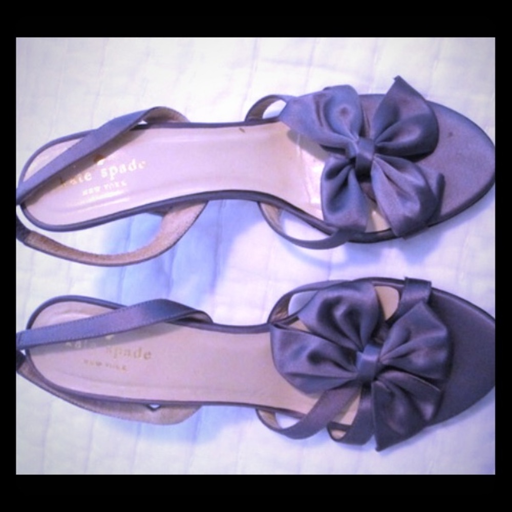 Kate Spade Lavender Satin heels